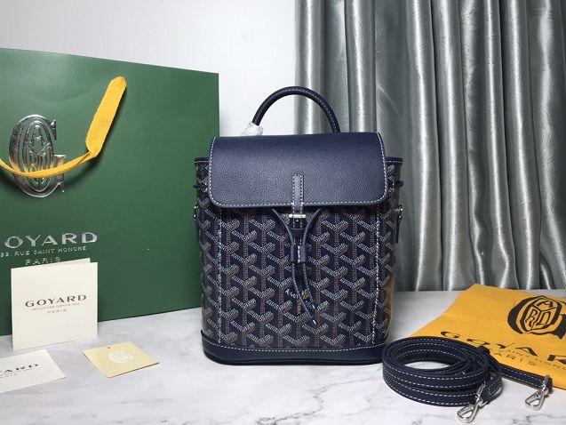 Goyard original canvas alpin mini backpack GY0005 royal blue