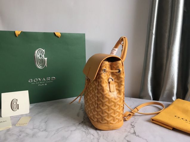 Goyard original canvas alpin mini backpack GY0005 yellow