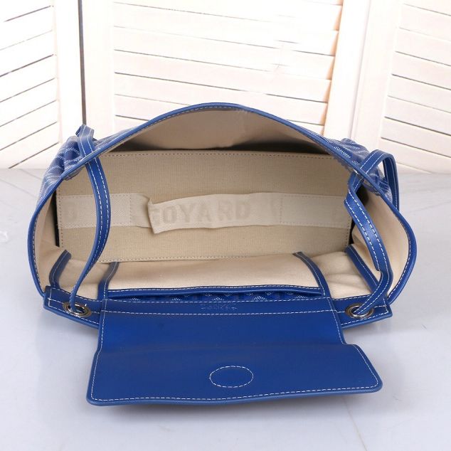 Goyard original canvas rouette shoulder bag GY0004 blue