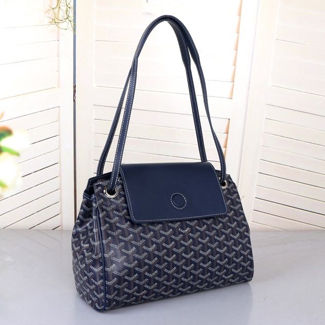 Goyard original canvas rouette shoulder bag GY0004 royal blue