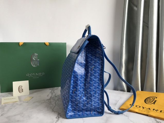 Goyard original canvas saint leger backpack GY0001 blue