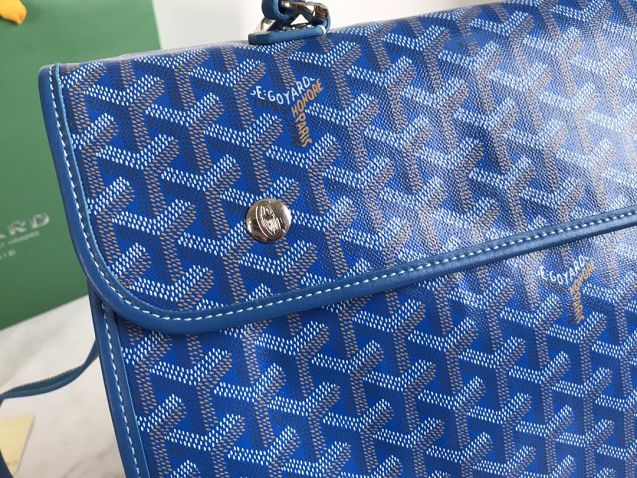 Goyard original canvas saint leger backpack GY0001 blue