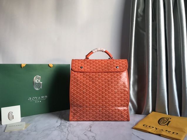 Goyard original canvas saint leger backpack GY0001 orange