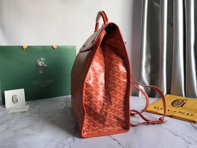 Goyard original canvas saint leger backpack GY0001 orange