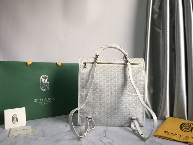 Goyard original canvas saint leger backpack GY0001 white