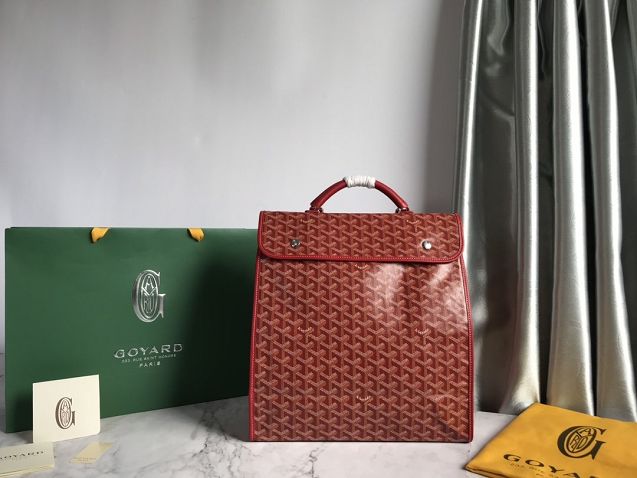 Goyard original canvas saint leger backpack GY0001 wine red