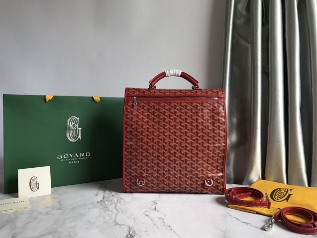 Goyard original canvas saint leger backpack GY0001 wine red