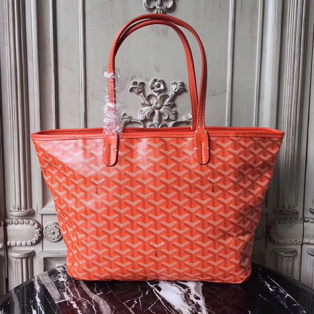 Goyard original canvas artois PM bag GY0002 orange