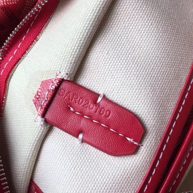 Goyard original canvas artois PM bag GY0002 red