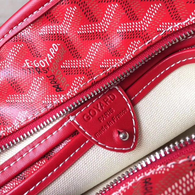 Goyard original canvas artois PM bag GY0002 red