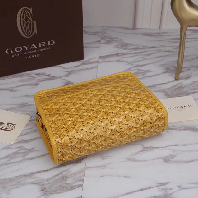 Goyard original canvas clutch GY0008 yellow