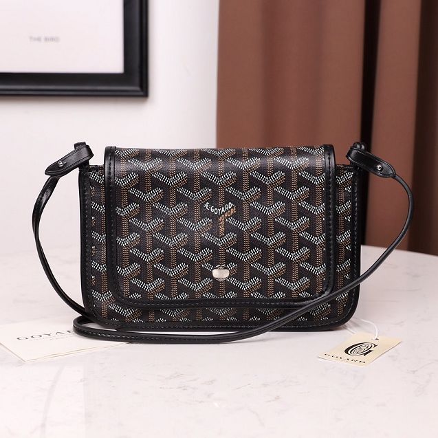 Goyard original canvas plumet pouch GY0010 black	