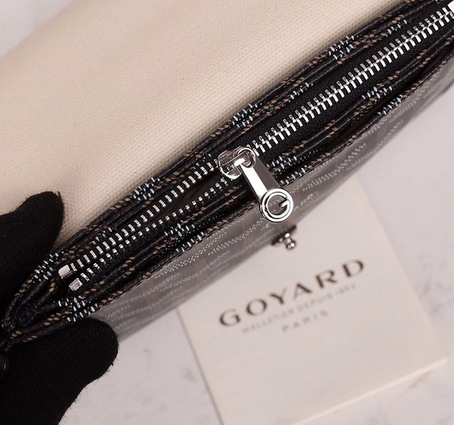 Goyard original canvas plumet pouch GY0010 black	