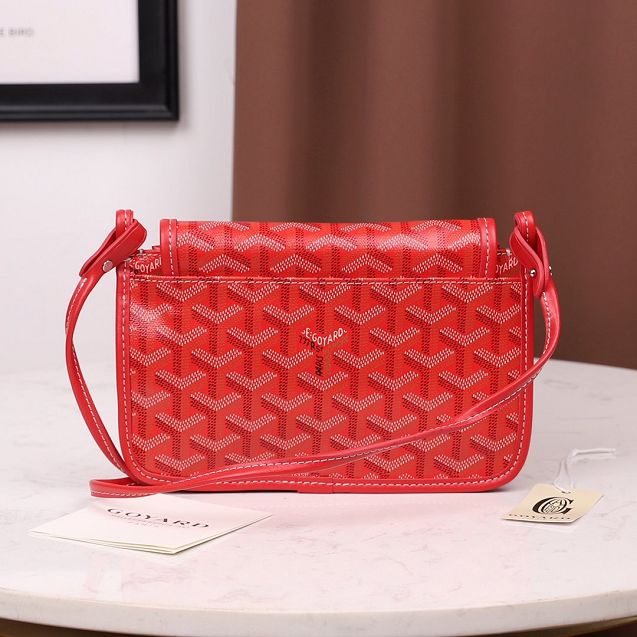 Goyard original canvas plumet pouch GY0010 red