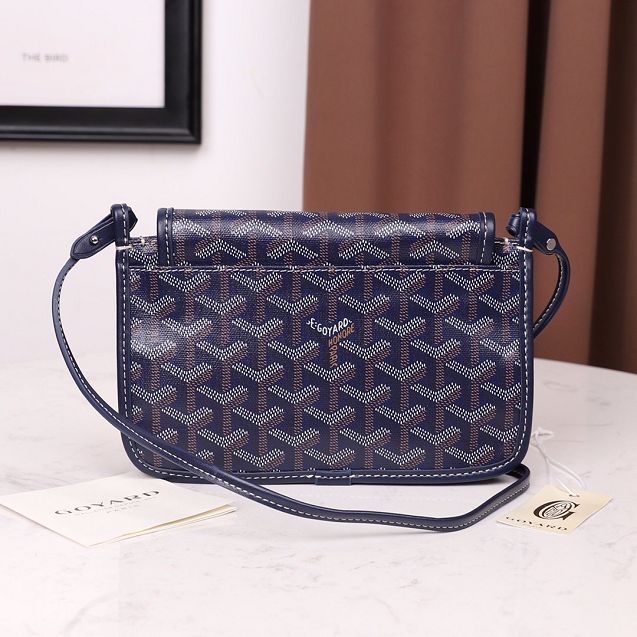 Goyard original canvas plumet pouch GY0010 royal blue