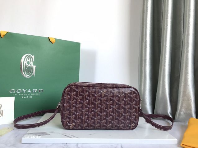 Goyard original canvas cap vert bag GY0015 bordeaux