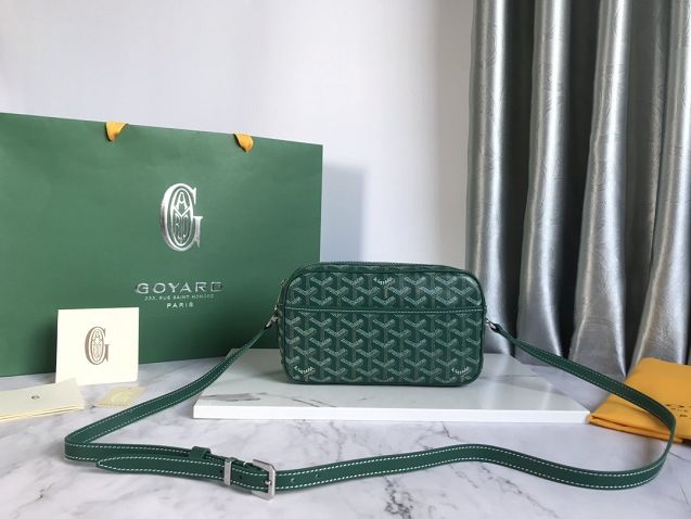 Goyard original canvas cap vert bag GY0015 green