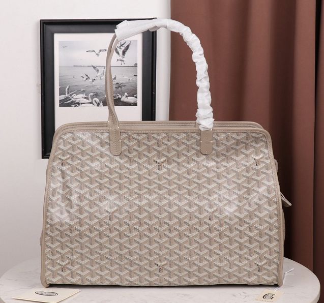 Goyard original canvas hardy tote bag GY0014 apricot