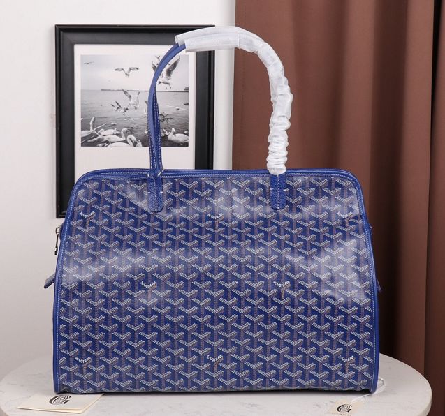 Goyard original canvas hardy tote bag GY0014 blue