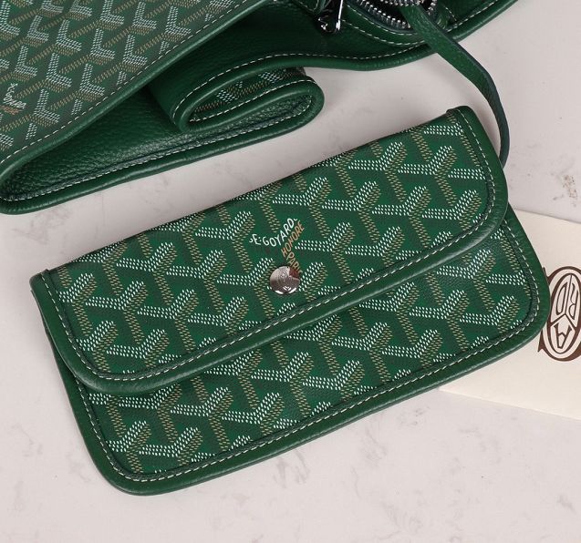 Goyard original canvas hardy tote bag GY0014 green