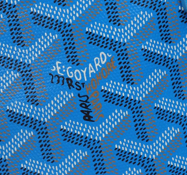 Goyard original canvas tote bag GY0019 sky blue