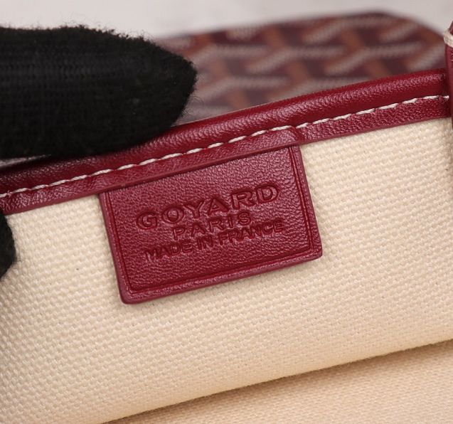 Goyard original canvas tote bag GY0019 wine red