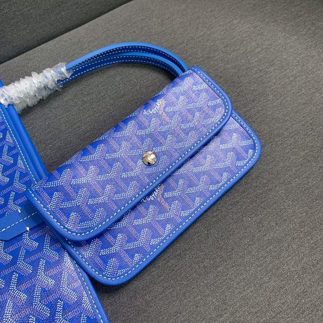 Goyard original canvas isabelle tote pm bag GY0025 blue