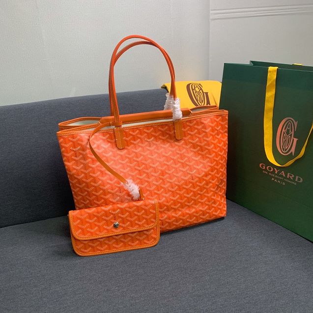 Goyard original canvas isabelle tote pm bag GY0025 orange