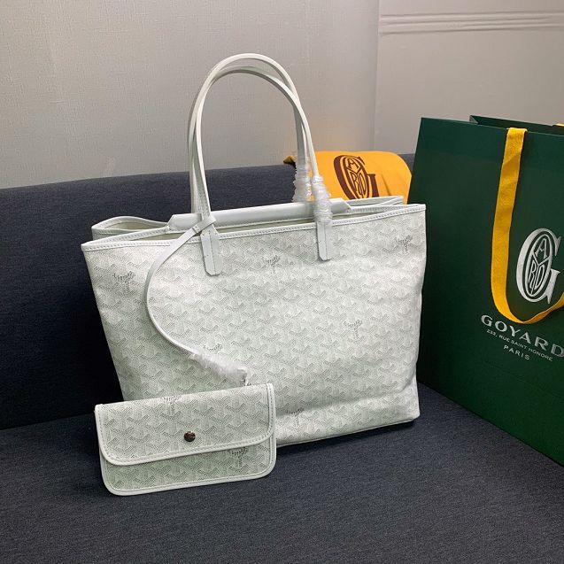 Goyard original canvas isabelle tote pm bag GY0025 white