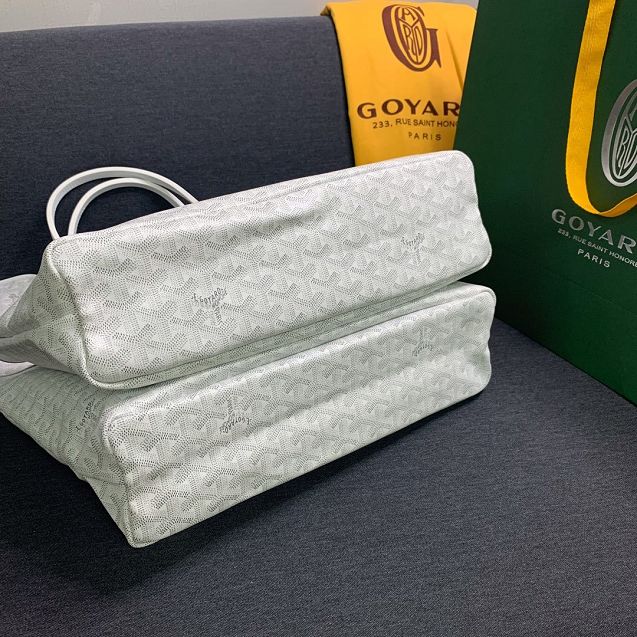 Goyard original canvas isabelle tote pm bag GY0025 white