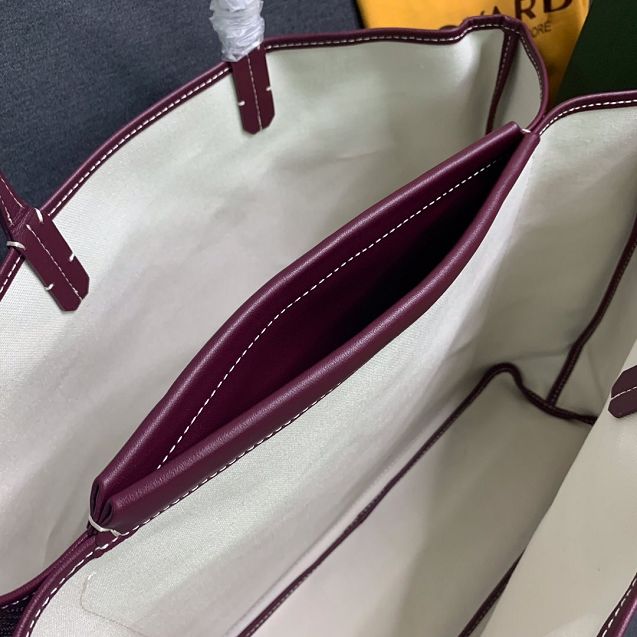 Goyard original canvas isabelle tote pm bag GY0025 wine red