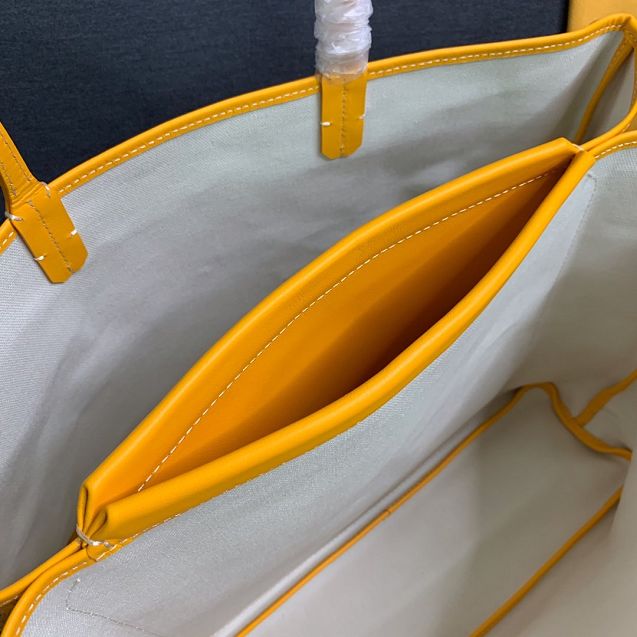 Goyard original canvas isabelle tote pm bag GY0025 yellow