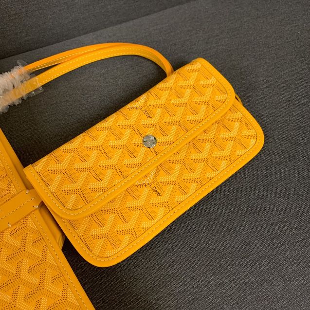 Goyard original canvas isabelle tote pm bag GY0025 yellow