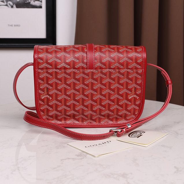 Goyard original canvas belvedere bag GY0012 red