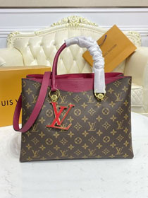 Louis vuitton original monogram riverside tote bag m40053 burgundy