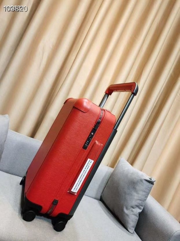 Louis vuitton original calfskin horizon 55 rolling luggage M23261 red