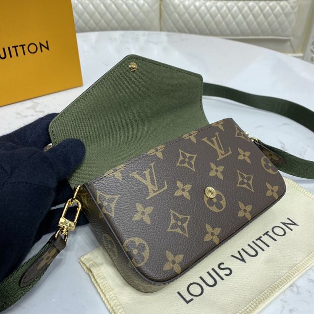 2021 louis vuitton original monogram multi felicie pochette M80091 