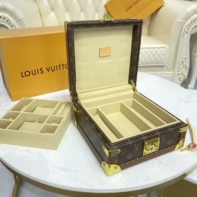 Louis vuitton original monogram jewelry box M20040