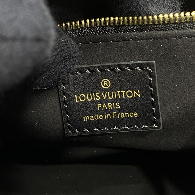 Louis vuitton original embossed calfskin onthego pm M45661 black