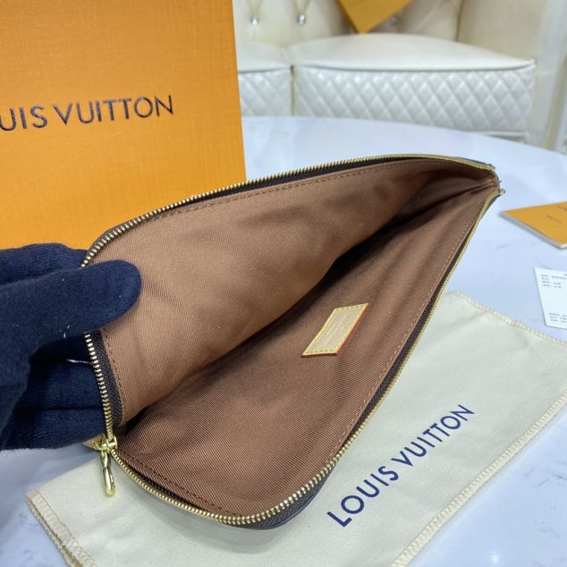 Louis vuitton monogram canvas etui voyage pm M44191 apricot