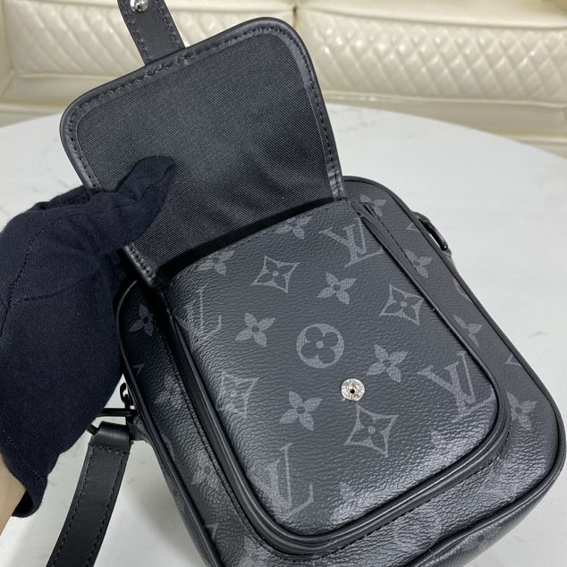 Louis vuitton original monogram eclipse wearable wallet M69405