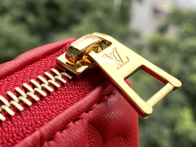 2023 Louis vuitton original lambskin coussin pm bag M57792 red