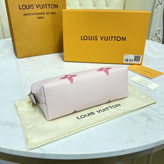 Louis vuitton original calfskin cosmetic pouch M80502 pink