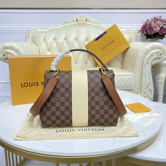 Louis vuitton original damier ebene bond street bag N64417 white