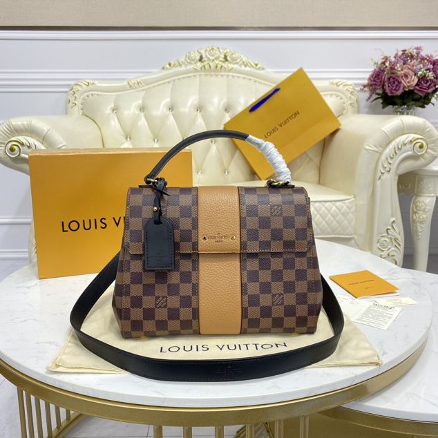 Louis vuitton original damier ebene bond street bag N64417 yellow