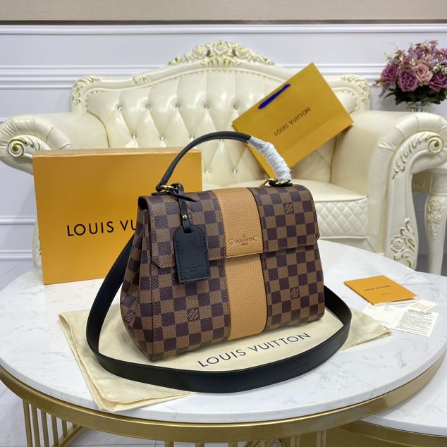 Louis vuitton original damier ebene bond street bag N64417 yellow