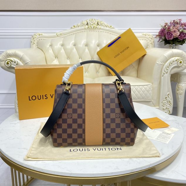 Louis vuitton original damier ebene bond street bag N64417 yellow