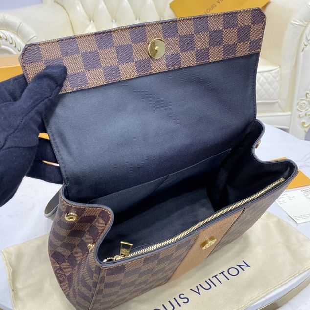 Louis vuitton original damier ebene bond street bag N64417 yellow