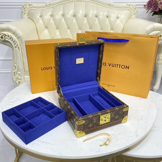 Louis vuitton original monogram jewelry box M20040