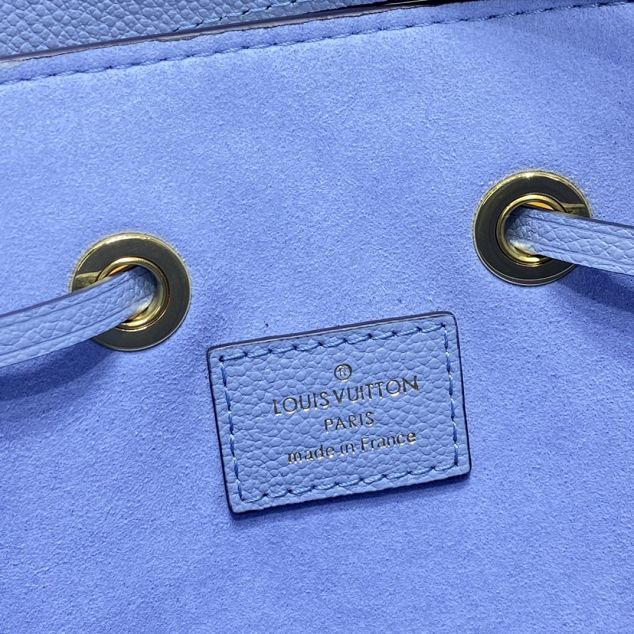 Louis vuitton original embossed calfskin neonoe BB bag 45709 blue